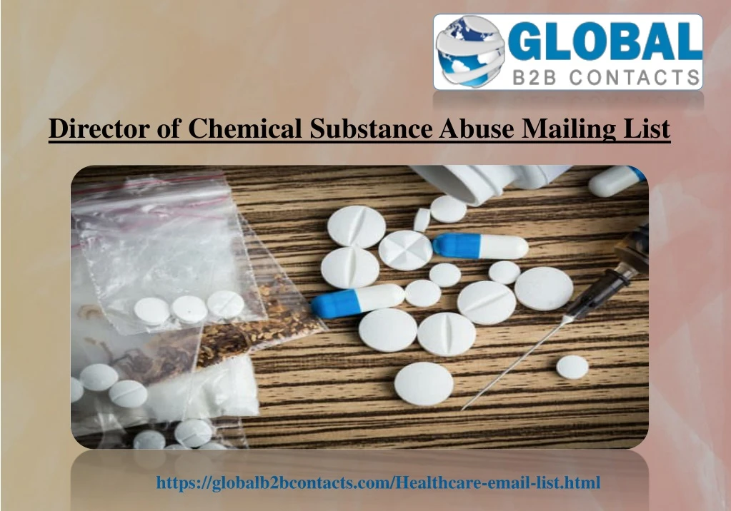 director of chemical substance abuse mailing list