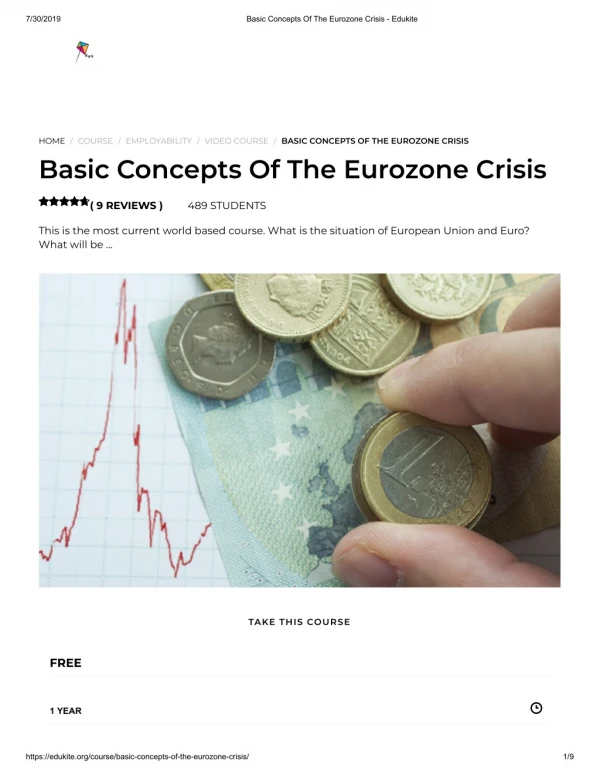Basic Concepts Of The Eurozone Crisis - Edukite