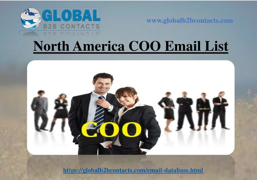 north america coo email list