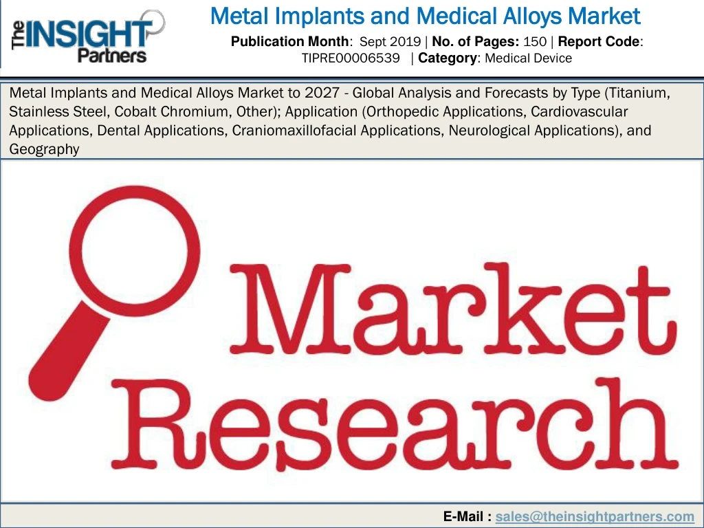 metal implants and medical alloys market