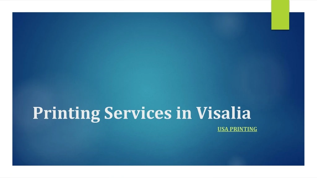 printing services in visalia