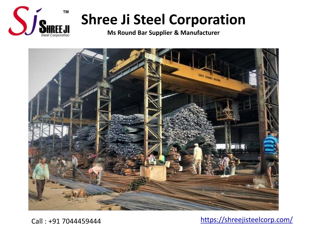 shree ji steel corporation ms round bar supplier manufacturer