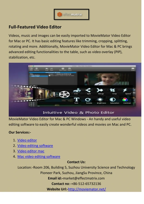 Video editor mac