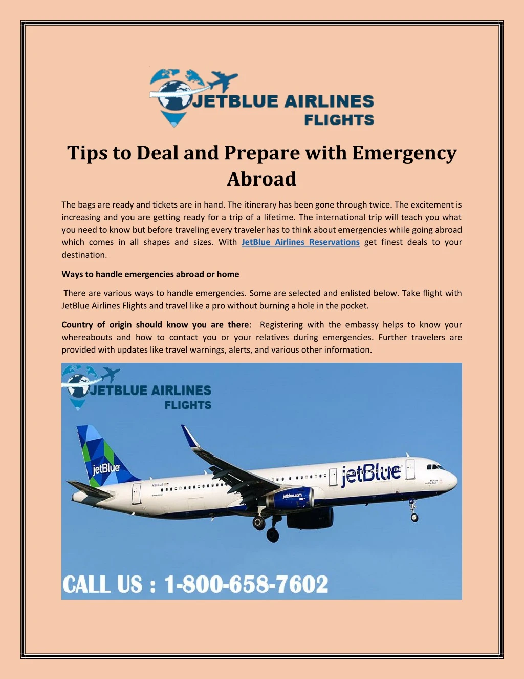 tips to deal and prepare with emergency abroad