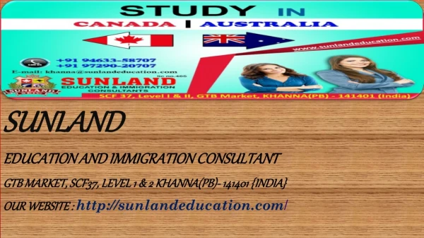 Sunland Education Immigration Consultants in Khanna
