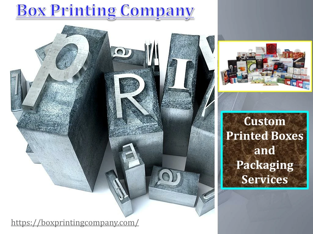 custom printed boxes and packaging services