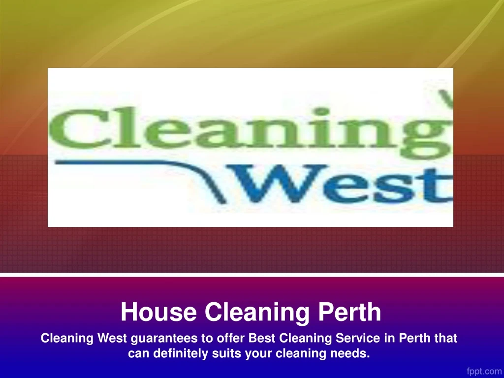 house cleaning perth