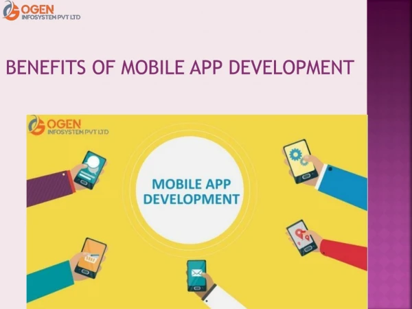 Benefits of Mobile App Development