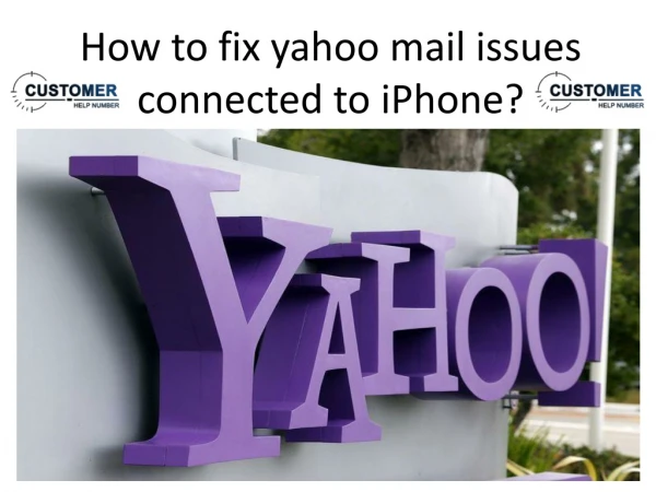 How to fix yahoo mail issues connected to iPhone?