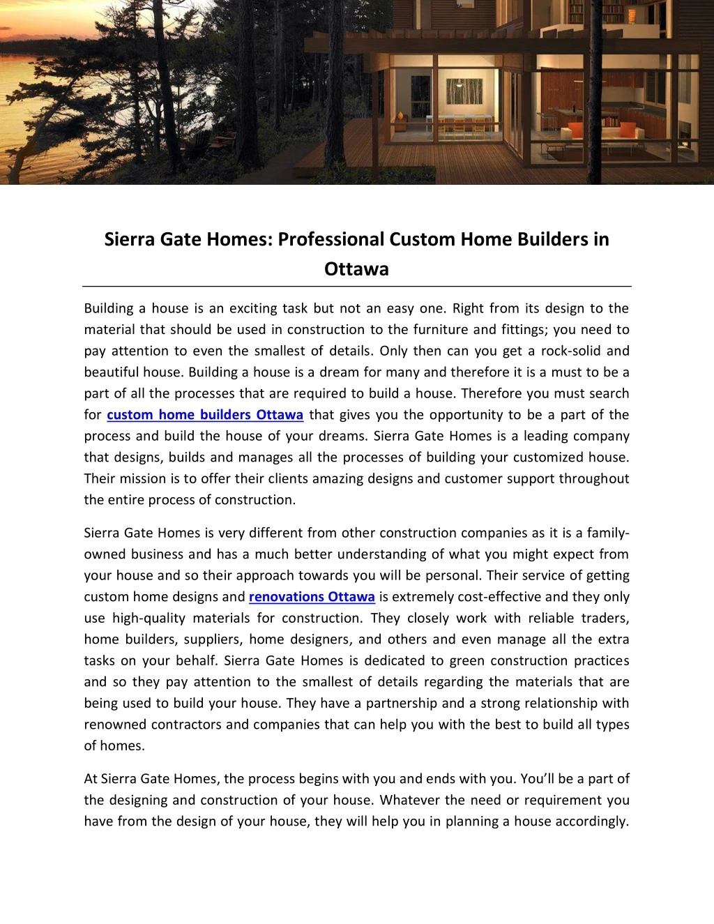 sierra gate homes professional custom home