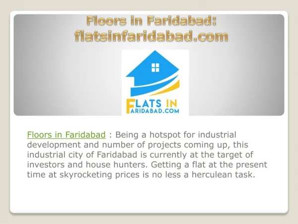 Floors in Faridabad for sale