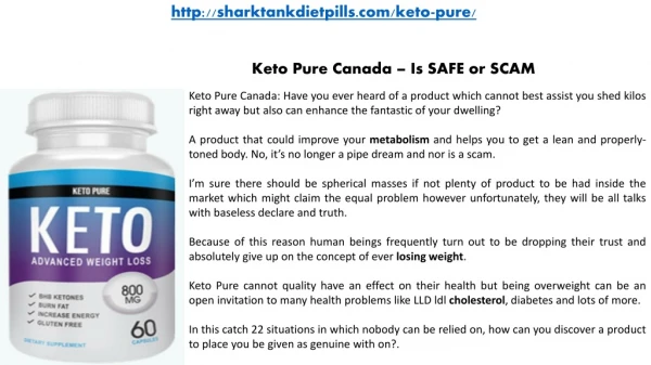 Keto Pure Canada