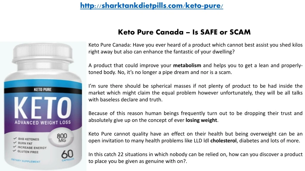 http sharktankdietpills com keto pure