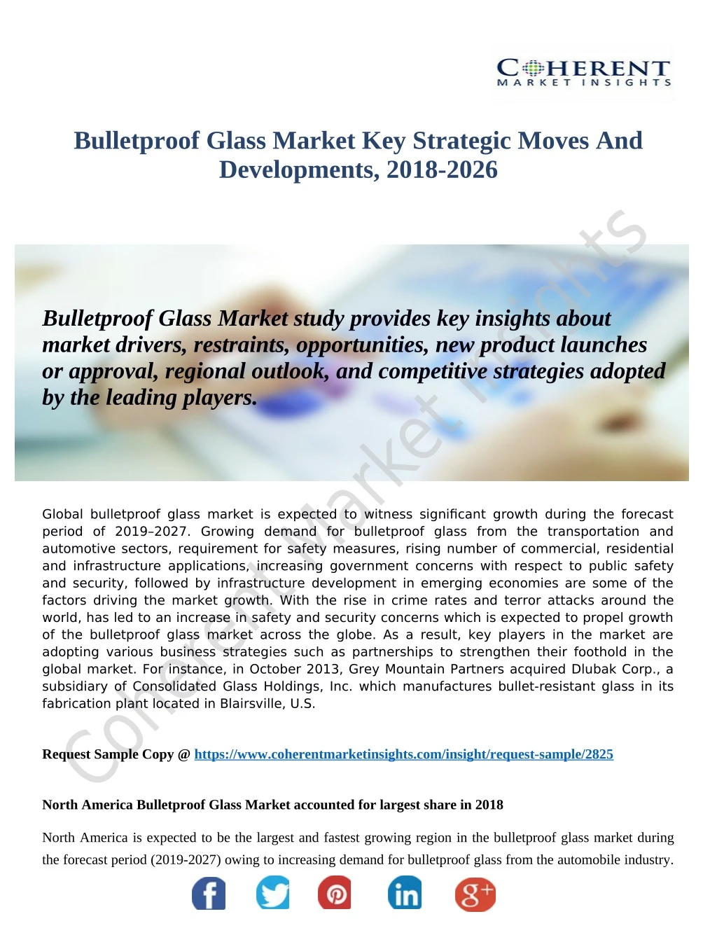bulletproof glass market key strategic moves