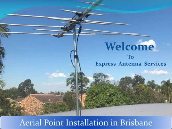 Aerial Point Installation in Brisbane