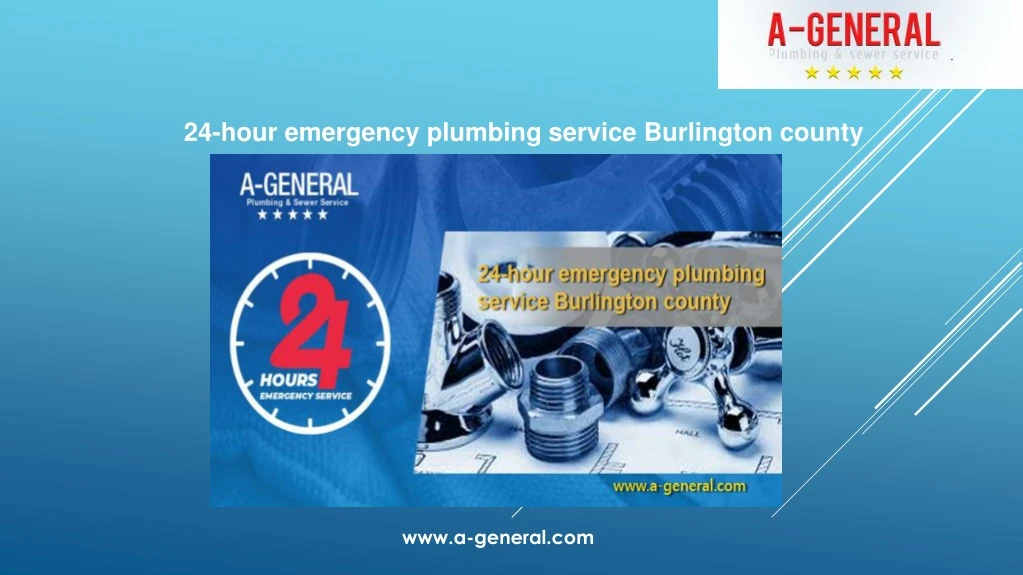 24 hour emergency plumbing service burlington