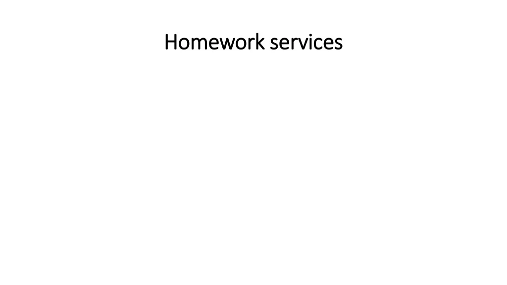 homework services