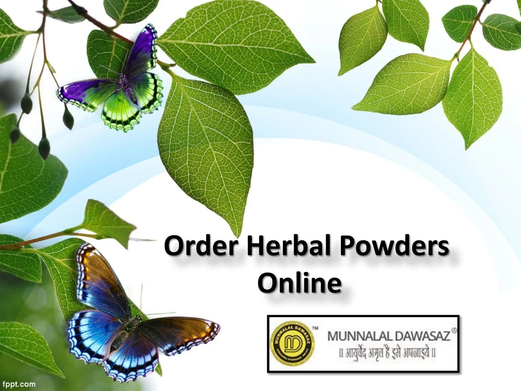 order herbal powders online