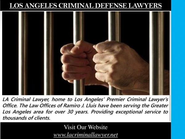 Los Angeles Criminal Defense Lawyers