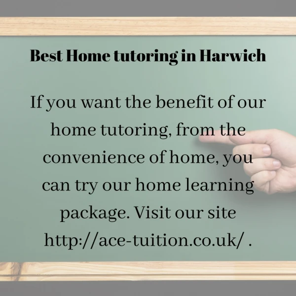 Best Home tutoring in Harwich