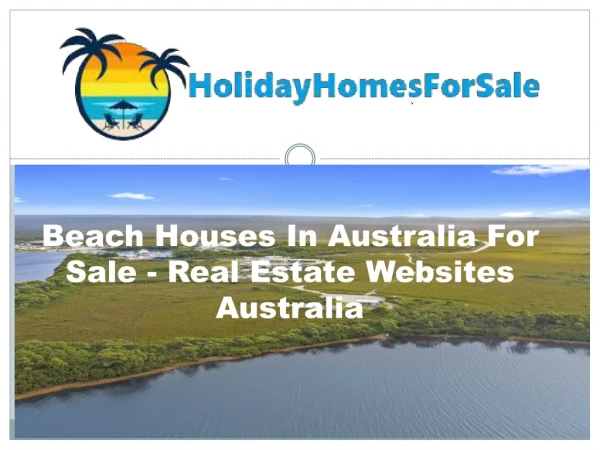 Beach Houses In Australia For Sale - Real Estate Websites Australia