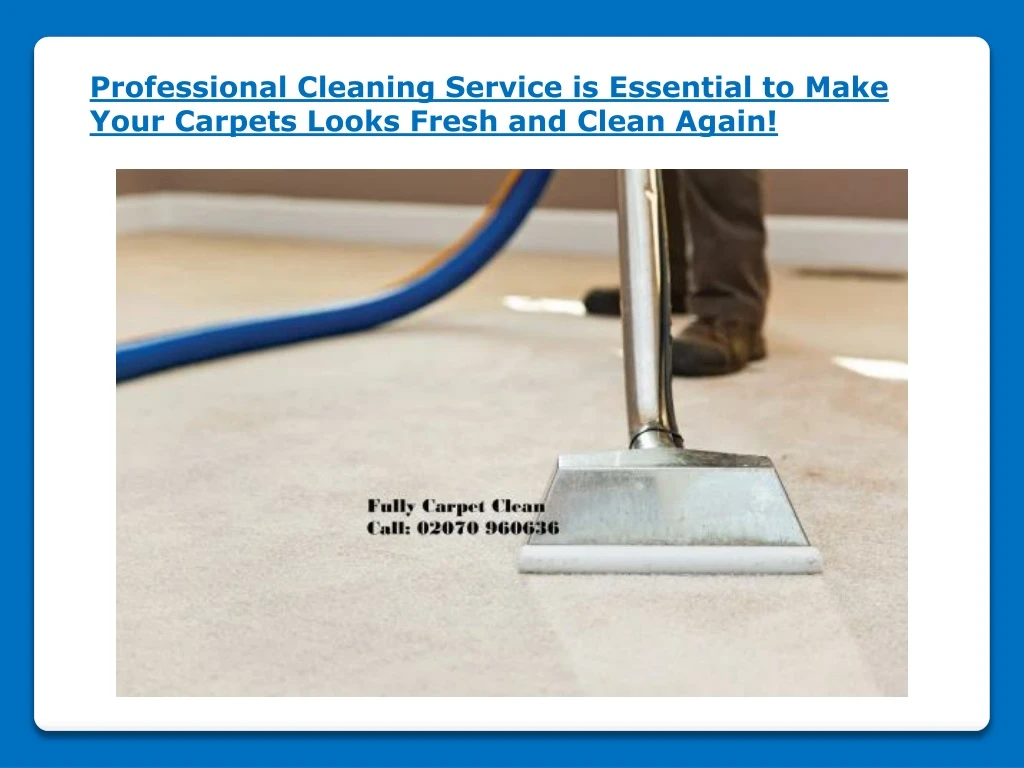 professional cleaning service is essential