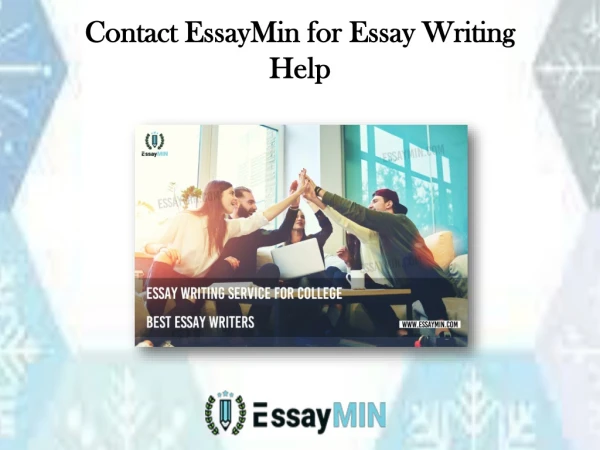 Contact EssayMin for Essay Writing Help