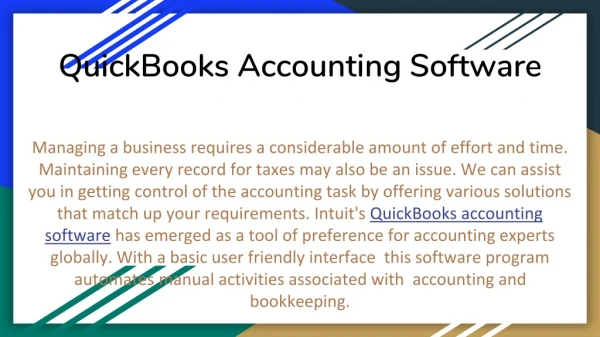 QuickBooks Accounting Software