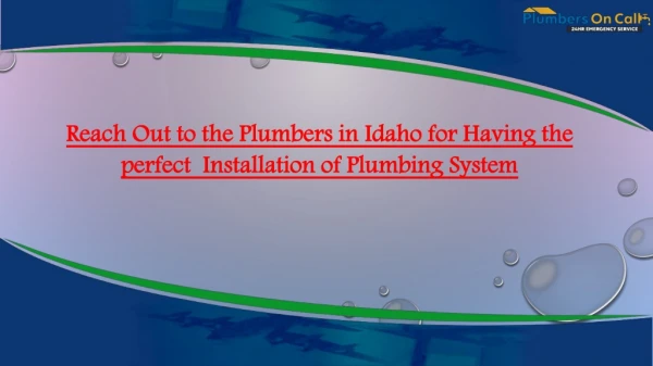 Plumbers in Idaho