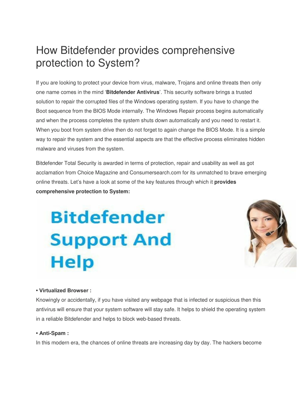 how bitdefender provides comprehensive protection