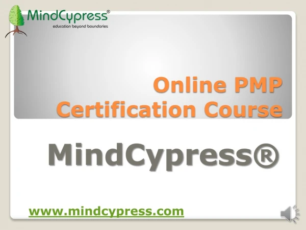 Online PMP Certification Course (MindCypress) in Dubai|What is Project Management Professional Certification Prep Exam