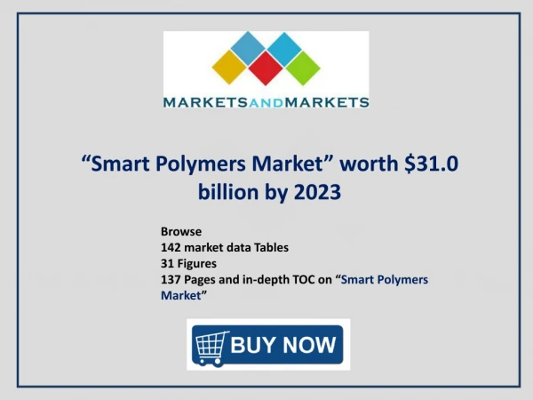 Smart Polymers Market - Global Forecast to 2022