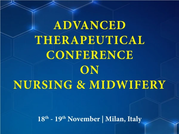 ursing Meet 2019 | Nursing Seminars | Nursing & Midwifery Conferences