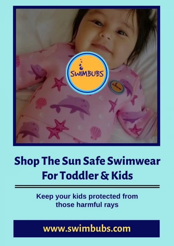 Kids UV Swimwear By Swimbubs