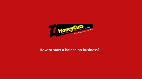 How to start a hair salon business?
