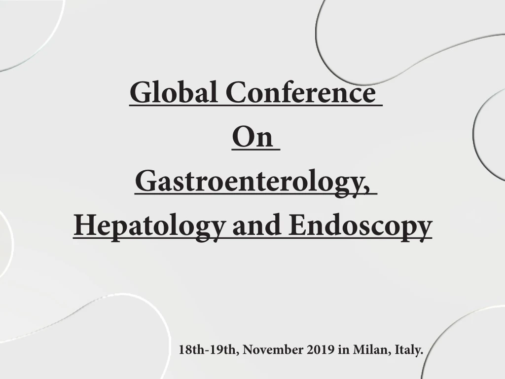 global conference on gastroenterology hepatology