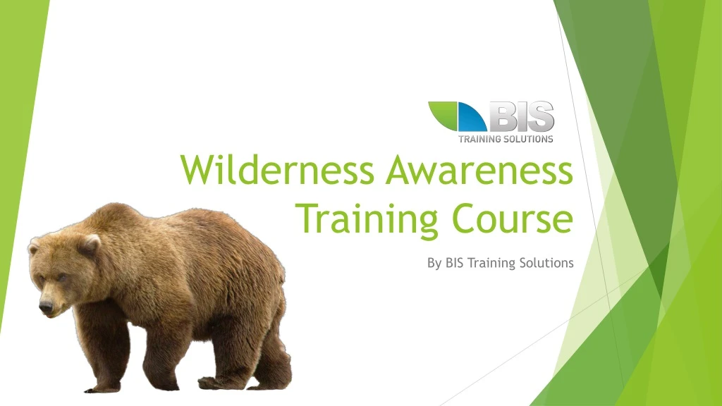 wilderness awareness training course