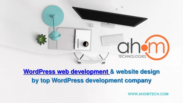 WordPress web development & website design by top WordPress development company