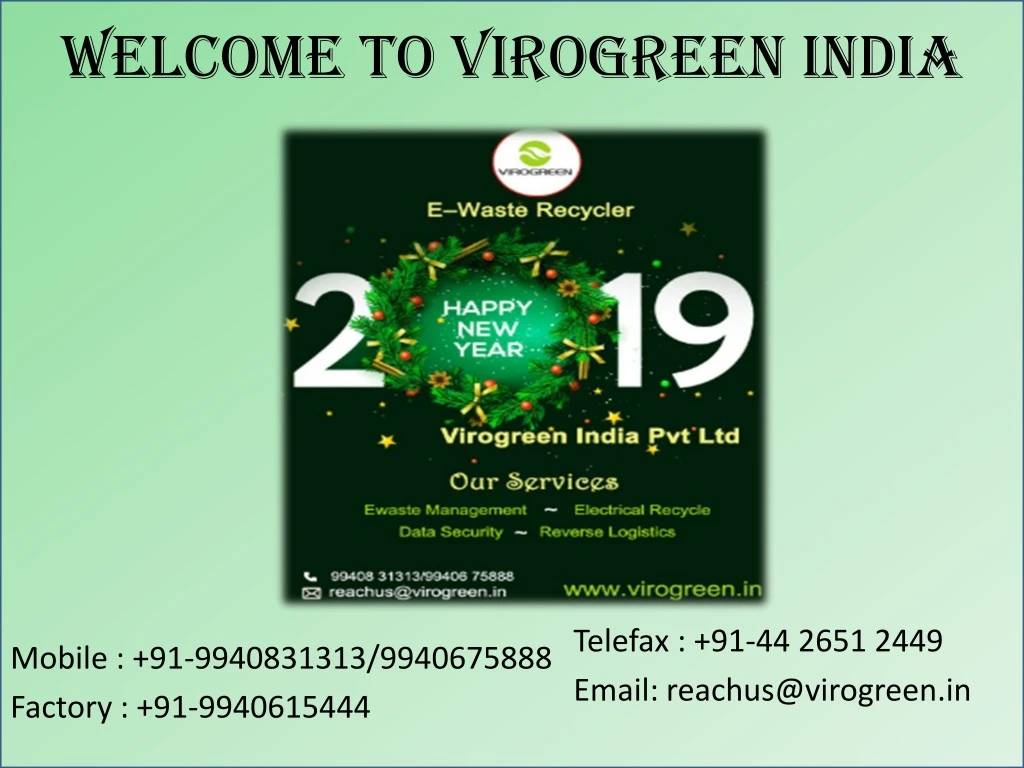 welcome to virogreen india