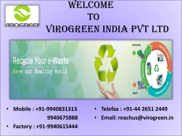 e-waste recycling services in India