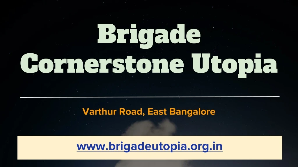 brigade cornerstone utopia