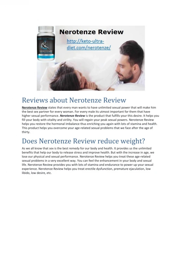 Nerotenze Review