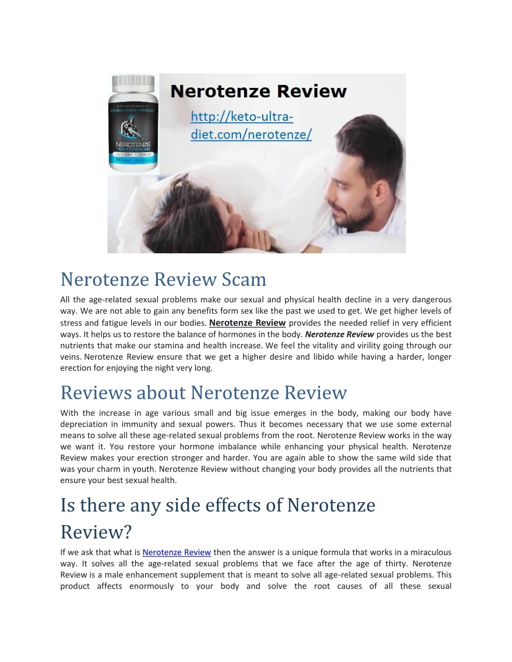 nerotenze review scam
