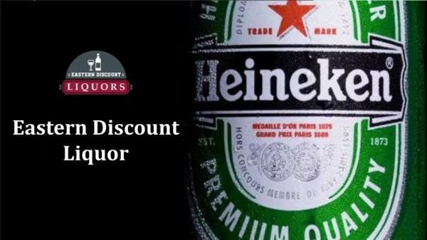 Select special brands of variety at Eastern Discount Liquor Store