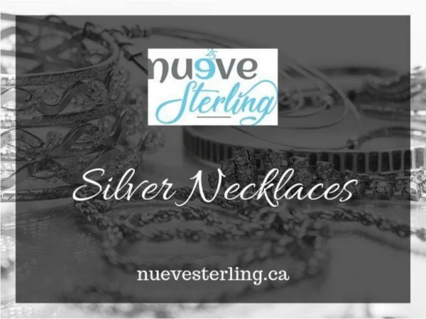 All models of Silver Necklaces – Nueve Sterling