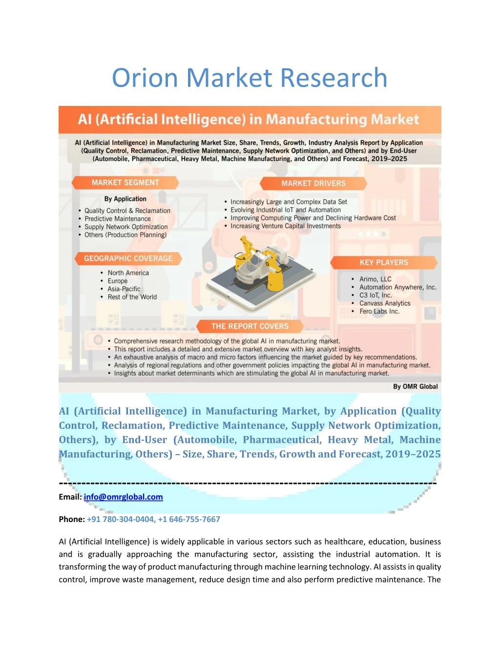 orion market research