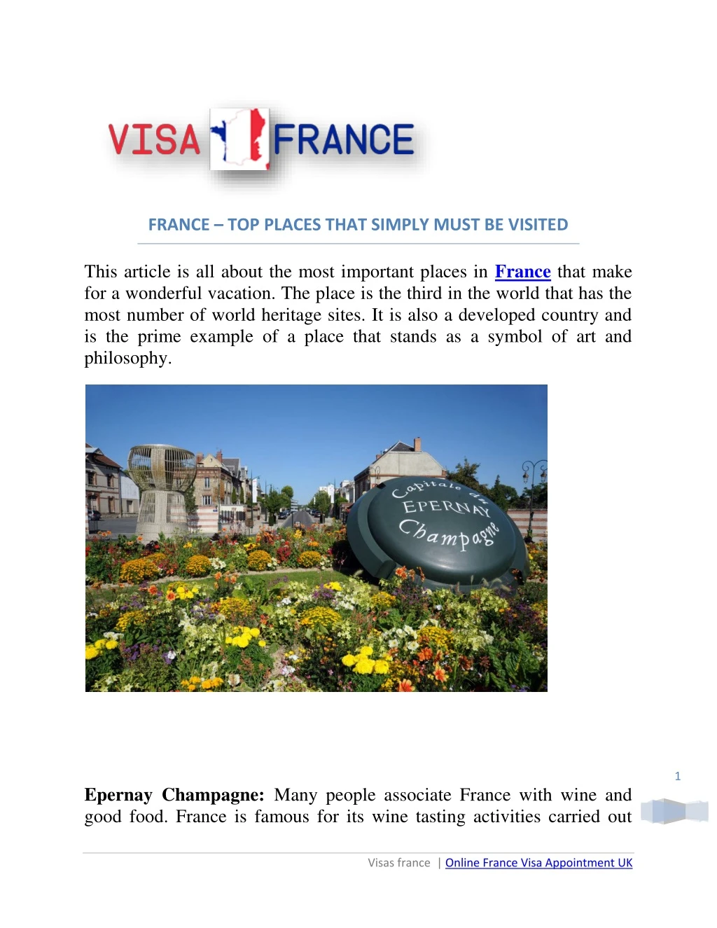 france top places that simply must be visited