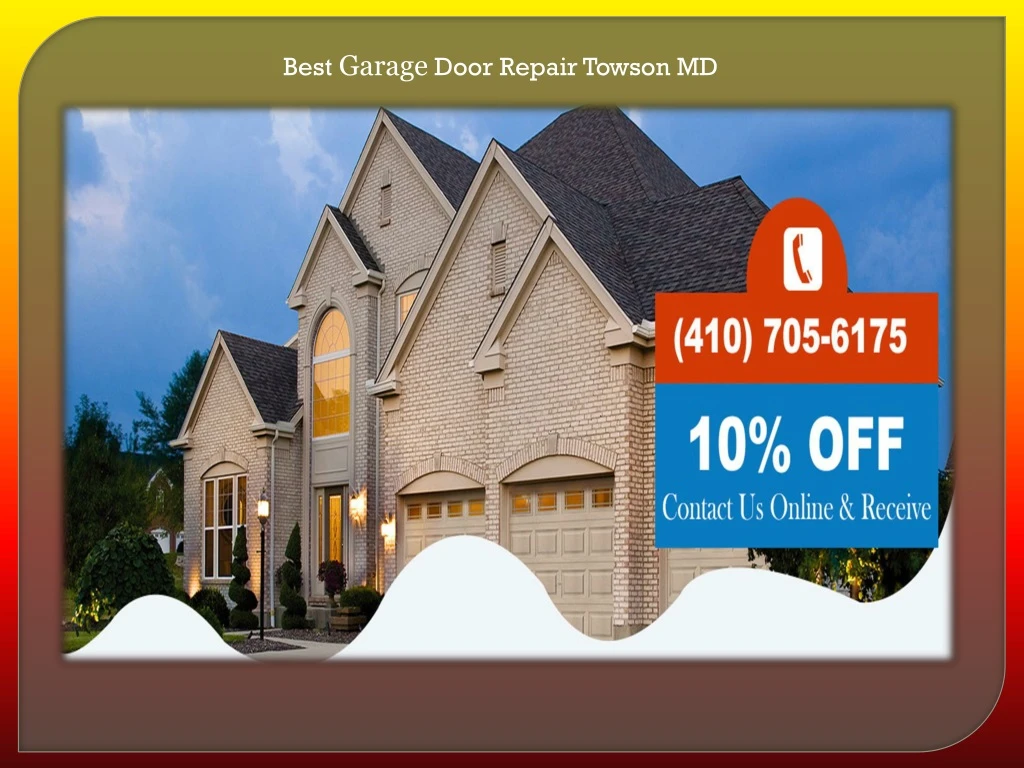 best garage door repair towson md