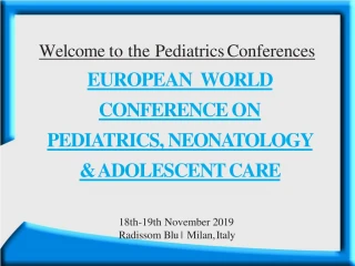 Pediatrics PPT 3 - slide 1