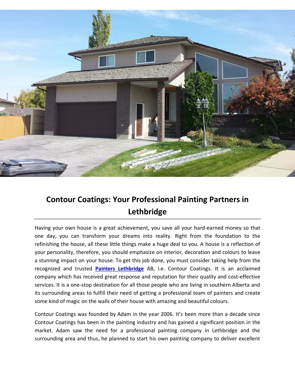 contour coatings your professional painting